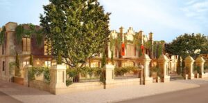 rendu visuel Mondrian Hotel des Carmes Bordeaux @ credit Groupe Pichet