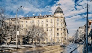 Le « Bankers Building » à Sofia, le futur Nobu Hôtel et Restaurant Sofia