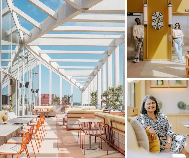 En bas à droite, Muriel Roquejeoffre @ credit Sangha Hotels