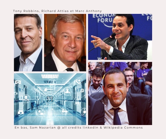 Médecine préventive et Hôtellerie avec 4 leaders de leurs secteurs respectifs : Tony Robbins, Richard Attias, Marc Anthony et Sam Nazarian 