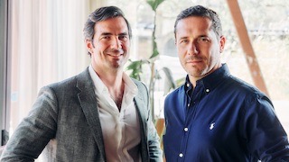 Maxime Friess and Laurent Lacourt, cofounders of Emerald Stay @ credit Eternity 