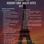 Opportunité, Paris | Adjoint DRH pour cluster Hôtels 5* H.F