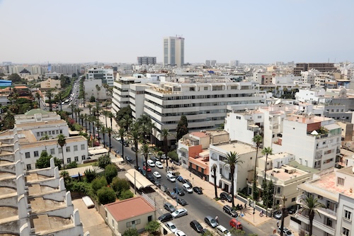 View over the city of Casablanca, Morocco @credit DepositPhotos