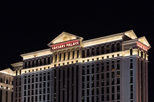 Caesars Palace in Las Vegas, NV, USA @ credit Depositphotos