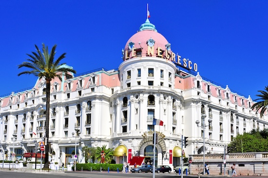 Le Negresco Hotel in Nice, France@ credit Depositphotos