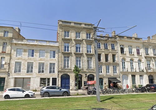 85 Quai des Chartrons, 33300 Bordeaux @ credit Google Street