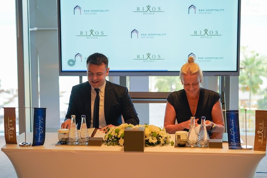 Cenk Ünverdi, Rixos & Alison Grinnell, RAK Hospitality@ credit Rixos Hotels