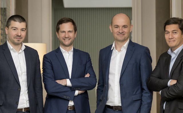 De gauche à droite, Michael Farbos, Maxime Depreux, Gérald Férézou et Sébastien Bertin @ credit Mindston Capital