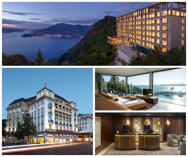 @ credit Bürgenstock Resort Lake Lucerne, La Réserve Genève - Hotel and Spa et Mandarin Oriental Hotel Group avec le Mandarin Oriental Savoy, Zurich