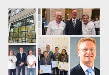 Personnalité | David Campagne, passion formation David Campagne en haut à droite avec les Chefs MOF Jen-François Girardin, actuel Président de la société des MOF et Michel Roth