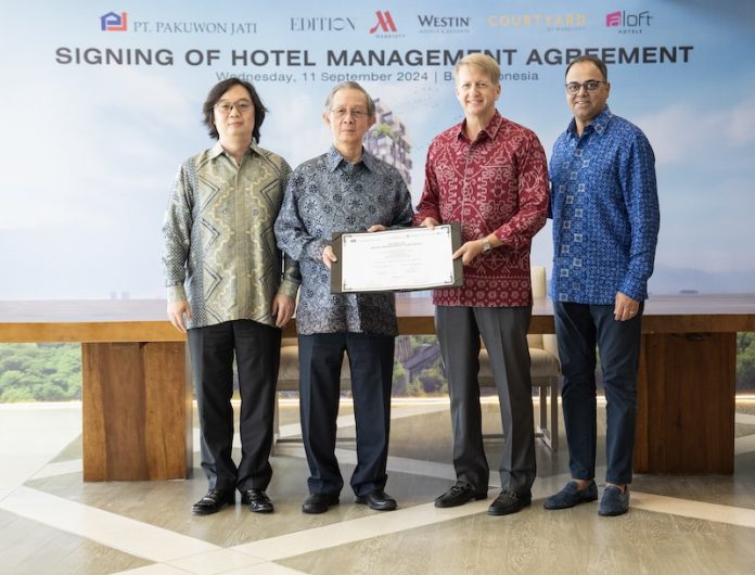 Left to Right - Eiffel Tedja, Alexander Tedja, David Marriott, and Rajeev Menon