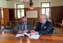 Ouverture 2027, Alsace | Le projet hôtelier de Fréland relancé grâce au suisse Grand Metropolitan Hotels Martin Smura (veste bleue), PDG de Grand Metropolitan Hotels, et Robert Egelé (à g.), propriétaire de l’ancien centre médical du Salem@ credit GMH