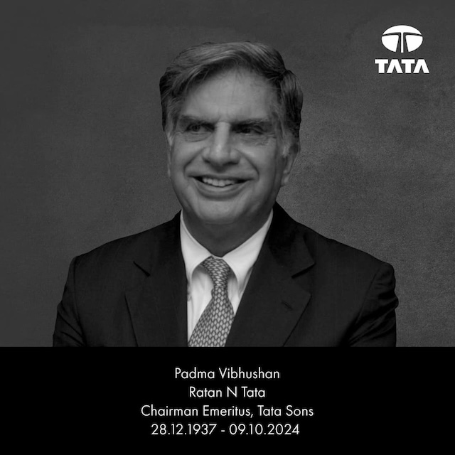 Ratan N Tata @ credit Tata Group