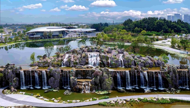 Chengdu_Expo_Waterfall_-_MGallery_-Waterfall @ credit Accor