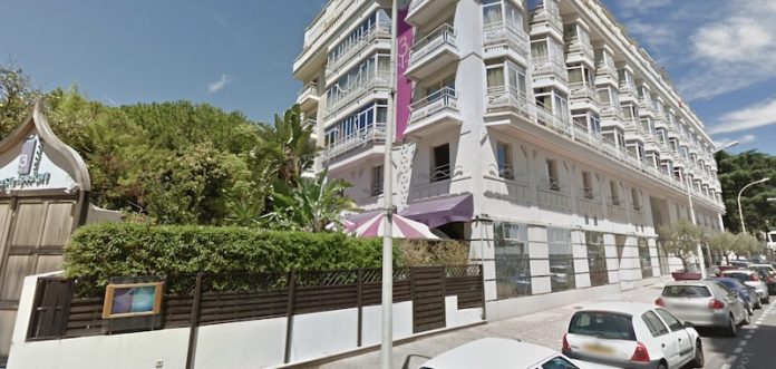 L'ex. Hôtel 3.14 de Cannes @ capture Googlemaps juillet 2014
