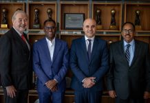 Somalie, Ouverture 2026 | Rotana dévoile les plans du futur Mogadiscio Rotana, premier cinq étoiles du pays Philip Barnes, Jibril Hassan Mohamed, Bani Haddad @ credit Rotana