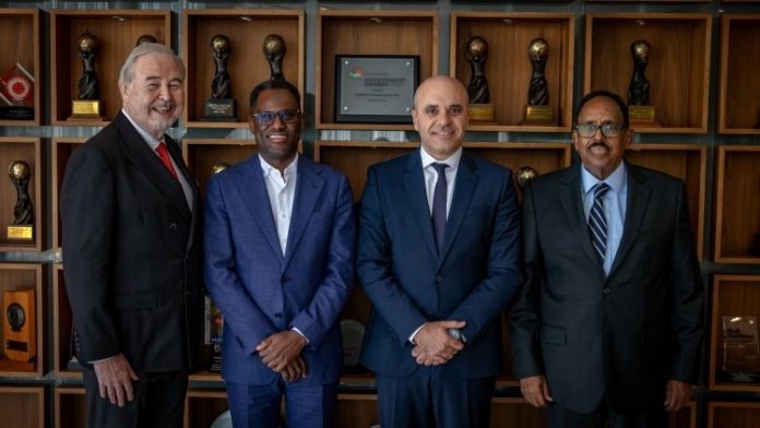 Philip Barnes, Jibril Hassan Mohamed, Bani Haddad @ credit Rotana