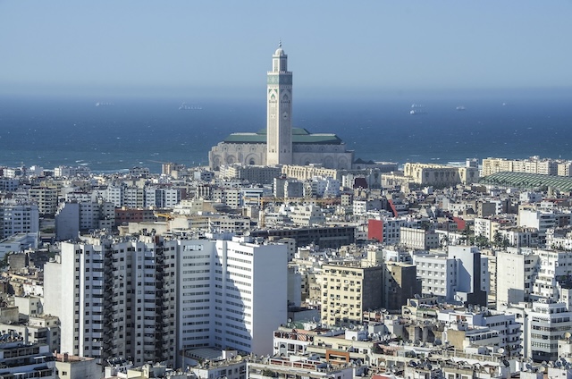 City panorama. Casablanca, Morocco. Africa