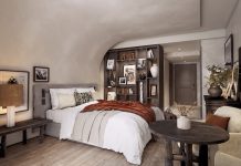 Ouverture mai 2025 | Le projet « L’Isle de Leos***** MGallery » porté par Patrick Bruel, rendez-vous dans… 5 mois ! @ credit NUEL_ rendu visuel chambre L'Isle de Leos