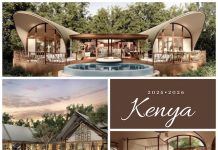 Kenya | Le Ritz-Carlton inaugure son premier safari lodge au Maasai Mara, entre luxe absolu et contestations locales Ritz-Carlton, Masai Mara Safari Camp en haut, JW Marriott Mount Kenya Rhino Reserve Safari Camp en bas et Render of a Tented Suite - The Ritz-Carlton, Masai Mara Camp@ Copyright- Image rights unless otherwise indicated by Marriott International