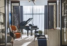 Branding, UK | À Manchester, l’iconique Lowry Hotel rejoint Millennium Hotels and Resorts Manchester is a music mecca, so The Lowry has a supersized suite outfitted specifically for the needs of professional musicians @credit MHR