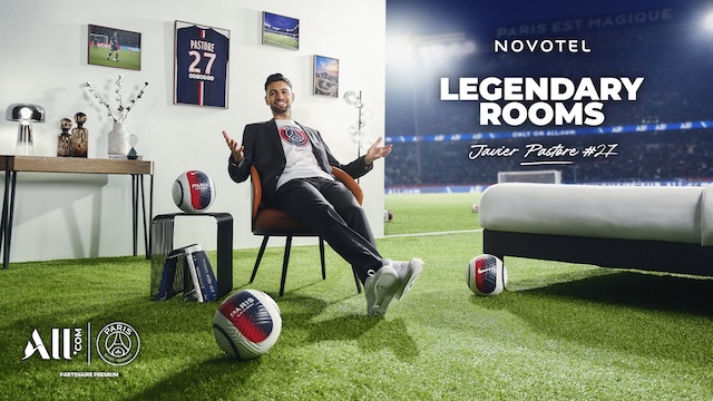 Javier Pastore atterrit à Jakarta pour le premier lancement de Legendary Room