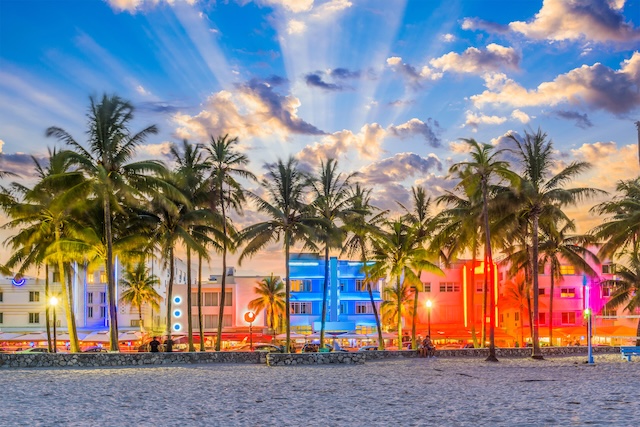 Miami Beach @ credit Depositphotos
