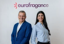 1er janvier 2026, Barcelone | Eurofragance nomme Oumayma Tabet à la tête de la région Moyen-Orient Antoine-de-Riedmatten et Oumayma-Tabet @ credit Eurofragance
