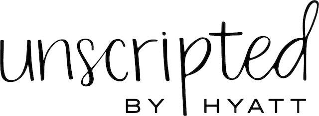 Logo Unscripged, by Hyatt @ credit Hyatt