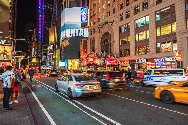 Times Square, NYC @ credit Depositphotos