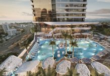 🌏 ⟶ 2030 | Hyatt accélère en Asie-Pacifique avec 90 nouveaux hôtels attendus ! Rendering of Andaz Gold Coast Pool Deck @ credit Hyatt