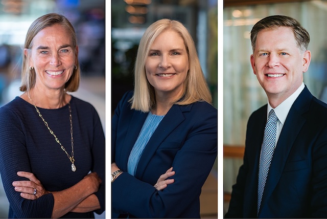 L-R: Leeny Oberg, Jen Mason, Shawn Hill @ credit Marriott