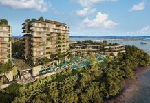 Australie | Queensland : un projet de 250 M$ pour faire de Sandstone Point la nouvelle vitrine touristique de Moreton Bay Artist impressions of new accommodation development, overlooking Pumicestone Passage. Bribie Island bridge shown in the background