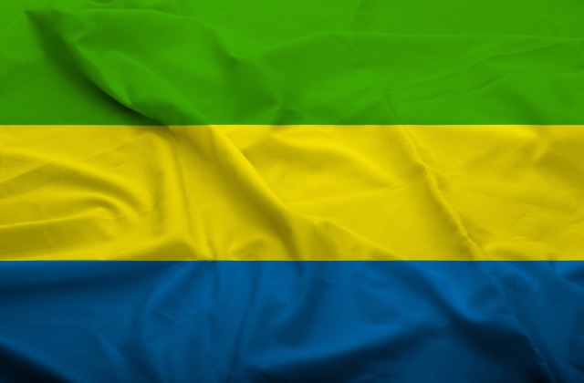 Drapeau du Gabon @ credit Depositphotos