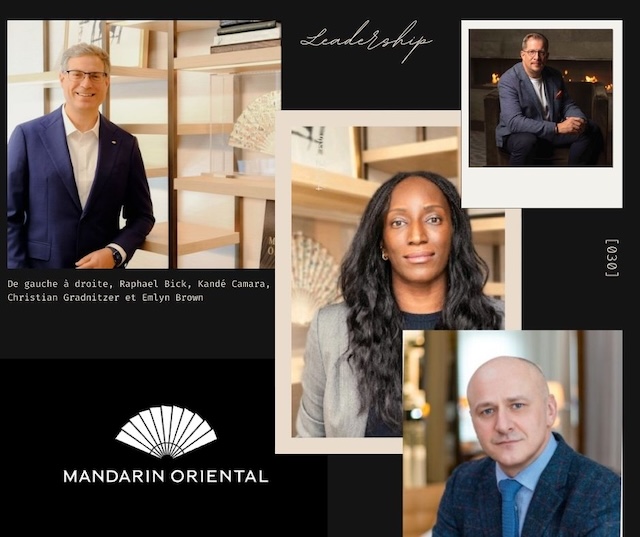 Nominations chez Mandarin Oriental @ credits linkedin