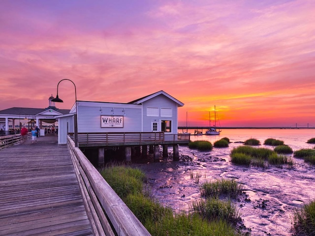 Wharf Restaurant @ Jekyll island club resort@ credit jekyll island club resort, propriété Pebblebrook Hotel Trust