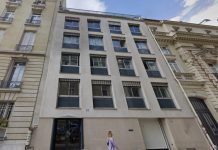 Conversion à venir, Paris | Un groupe hôtelier acquiert un immeuble commercial de 880 m² dans le XVIè 17 rue Galilée Paris @ capture GoogleMaps