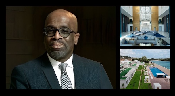 Alain Cizo @ credit Linkedin et illustrations @ credits Marchica Lagoon Resort Nador