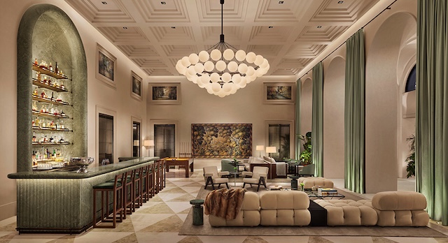 The Lobby at The Lake Como EDITION