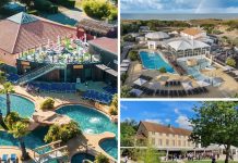 Plein air | Le groupe Sandaya, spécialiste de l’hôtellerie de plein air haut de gamme, va-t-il changer de mains ? De gauche à droite et de haut en bas : Le Fief, Interlude et Business Village @ credits Sandaya