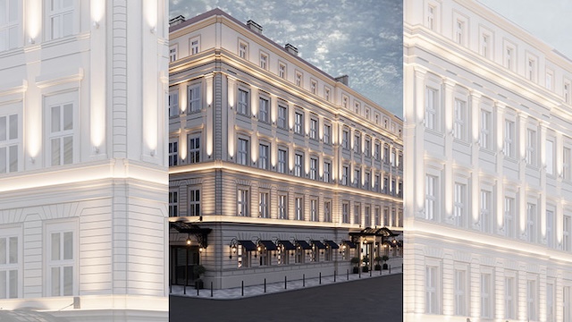 Rendering of the exterior of InterContinental Prague @ credit IHG Hotels & Resorts