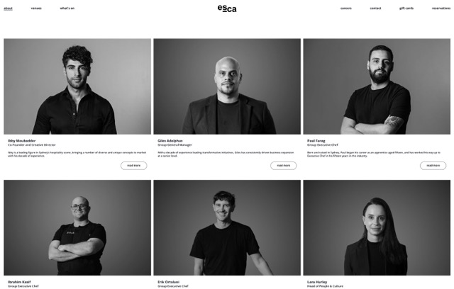 Une partie de l'équipe dirigeante@ credit ESCA Group