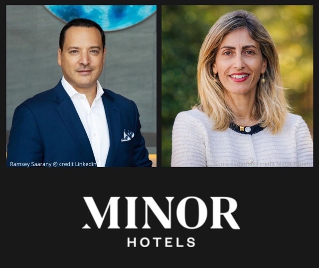 Ramsey Saarany, Sonia Sammut @ credits Linkedin & Minor Hotels