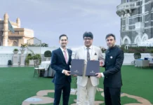 Inde | IHCL acquiert une participation majoritaire dans Brij Hotels et renforce sa position sur le tourisme de loisirs en Inde Puneet Chhatwal entouré des fondateurs de Brij @ credit IHCL