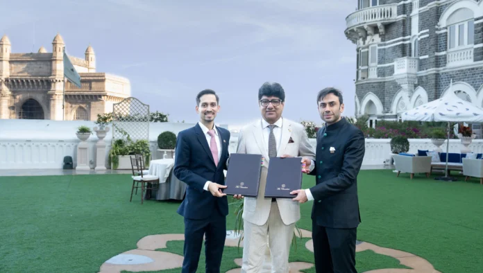 Puneet Chhatwal entouré des fondateurs de Brij @ credit IHCL