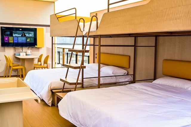 A model family room at the newly announced Hanting Inn.