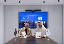 🇦🇪 Région MENA* | Legacy Hotels Holding et 7 Management unis, le lifestyle en toile de fond Legacy Hotels Holding and 7 Management celebrated for its distinctive concepts, announced the signing of a strategic MoU. Image courtesy: Legacy Hotels Holding